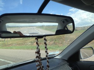 Navajo beads and the New Mexican sky.